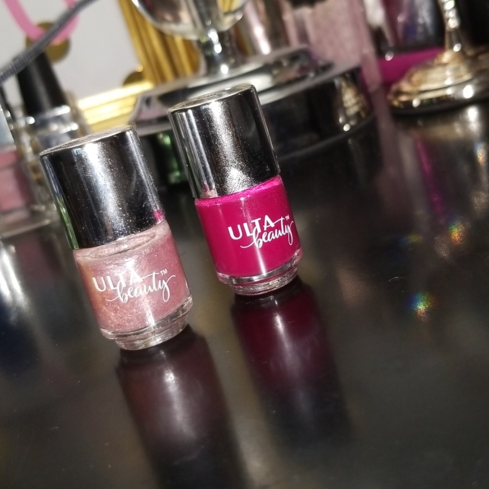 2 ulta beauty mini nail polishes